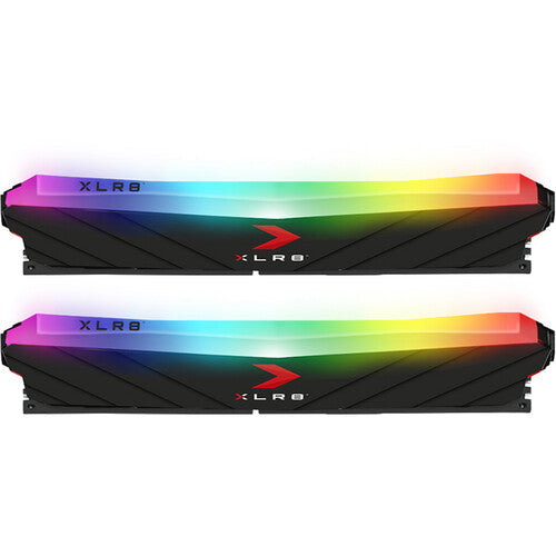 PNY 32 GB XLR8 Gaming EPIC-X RGB 3200 MHz minneskit för stationära datorer (2 x 16 GB)