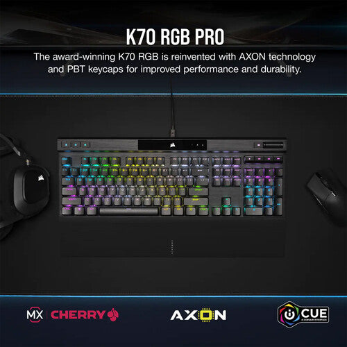 Corsair K70 RGB PRO Mekanisk Spel Tangentbord (Cherry MX Red-brytare)