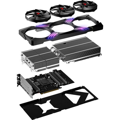 PNY NVIDIA GeForce RTX 4080 SUPER XLR8 Gaming VERTO EPIC-X RGB OC Grafikkort