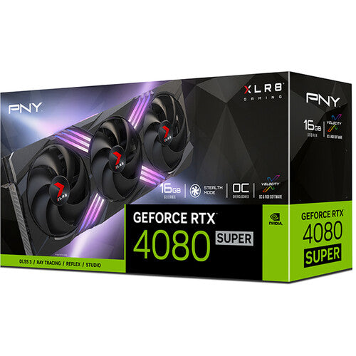 PNY NVIDIA GeForce RTX 4080 SUPER XLR8 Gaming VERTO EPIC-X RGB OC Grafikkort