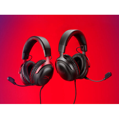 HyperX Cloud III Gaming-headset (Svart och Rött)