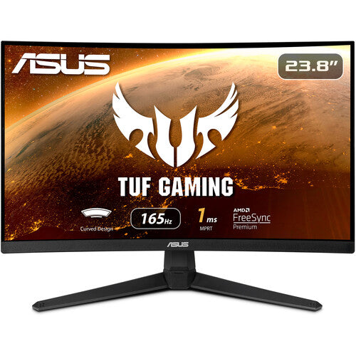 ASUS TUF Gaming VG24VQ1BY 23.8" 165 Hz Curved Gaming Skärm (Svart)