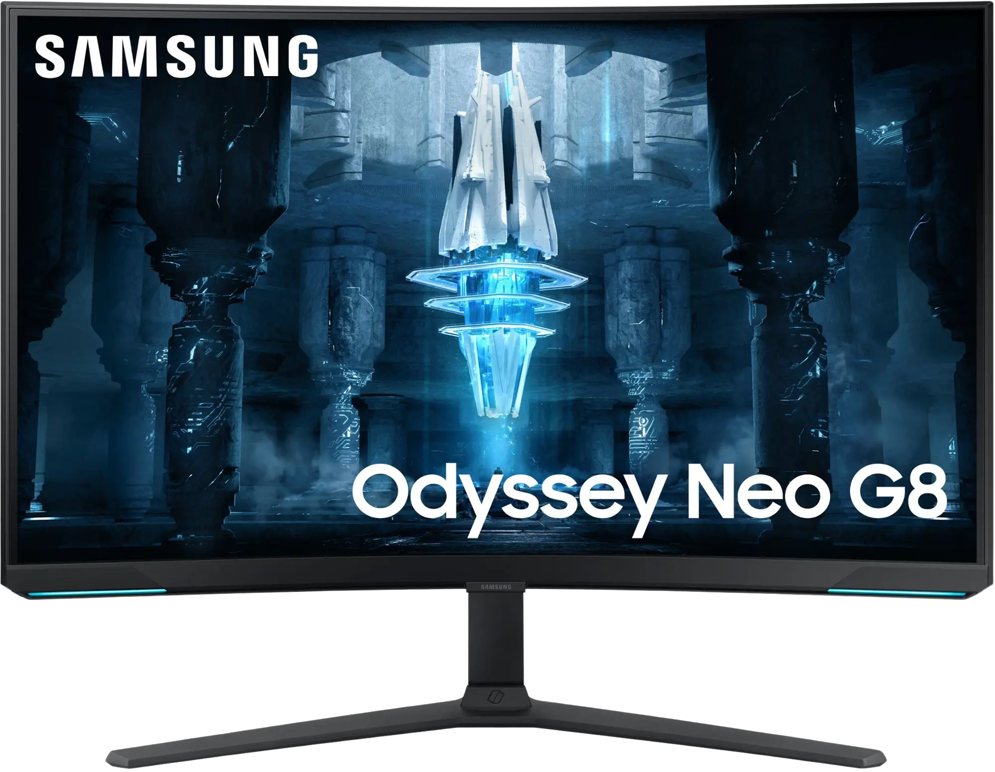 Samsung - 32" Odyssey Neo G8 Curved 4K UHD FreeSync Premium Pro & G-Sync Compatible 240Hz 1ms Gaming Skärm - Svart