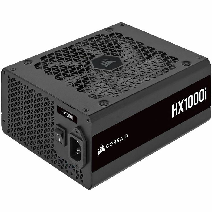 Corsair PSU 1000W HX1000i 80+ Platinum 140mm fläkt svart