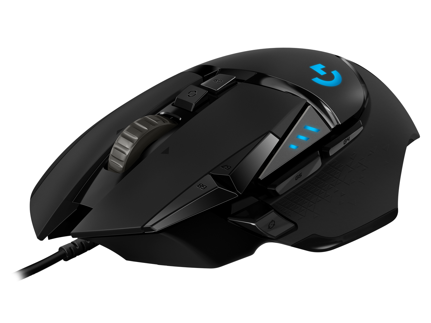 LOGITECH G502 Spelmus med sladd - HERO - SVART - USB - EER2