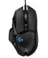 LOGITECH G502 Spelmus med sladd - HERO - SVART - USB - EER2