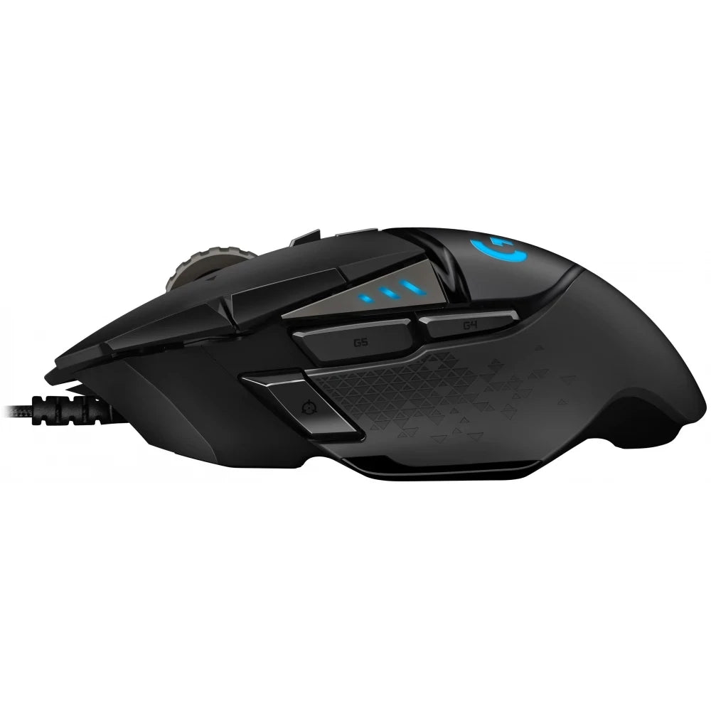 LOGITECH G502 Spelmus med sladd - HERO - SVART - USB - EER2