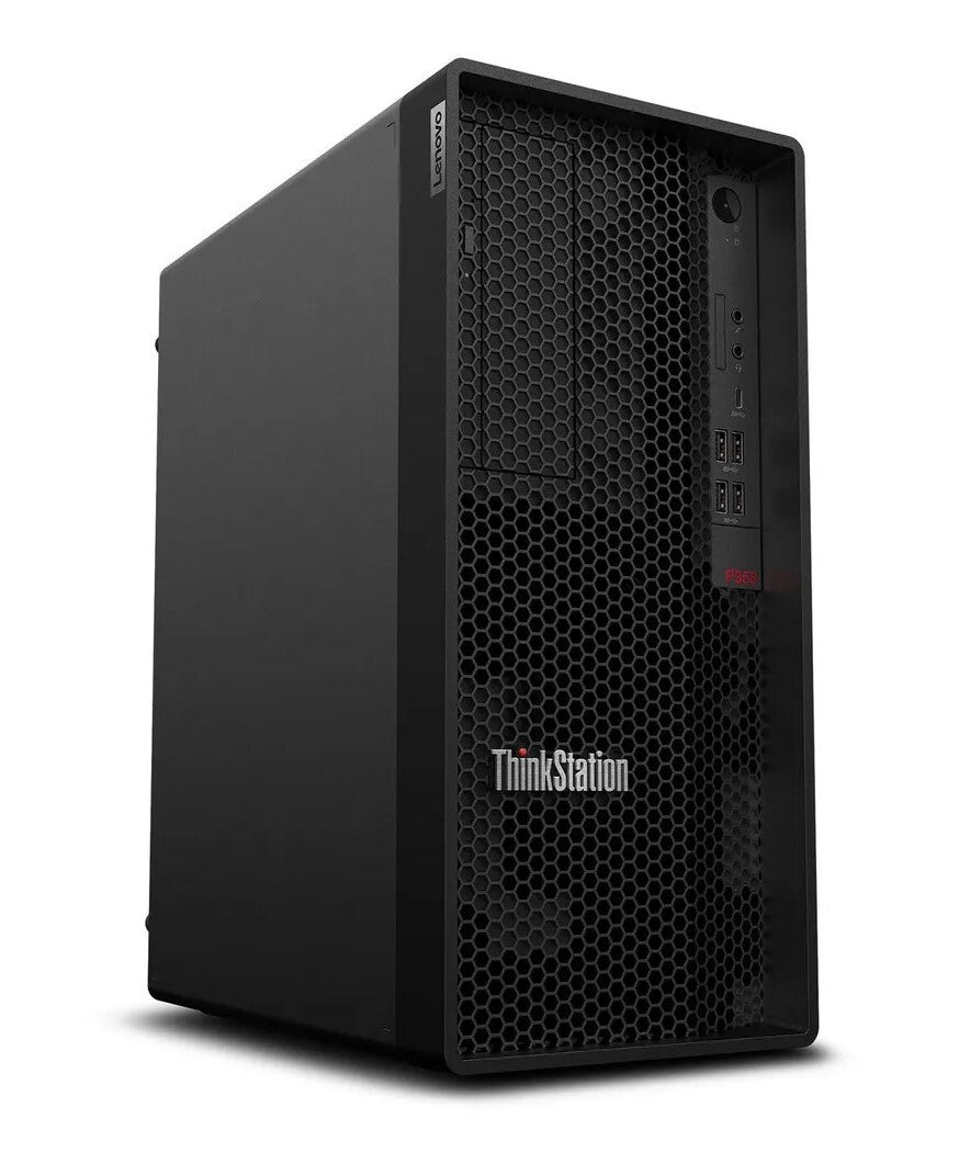 Lenovo ThinkStation P358 Tower, AMD R7 PRO-5845, 32GB DDR4, 1TB SSD, NVIDIA RTX 3070Ti 8GB + tangentbord/mus + Win 11 Pro + 3Y (30GL0038)