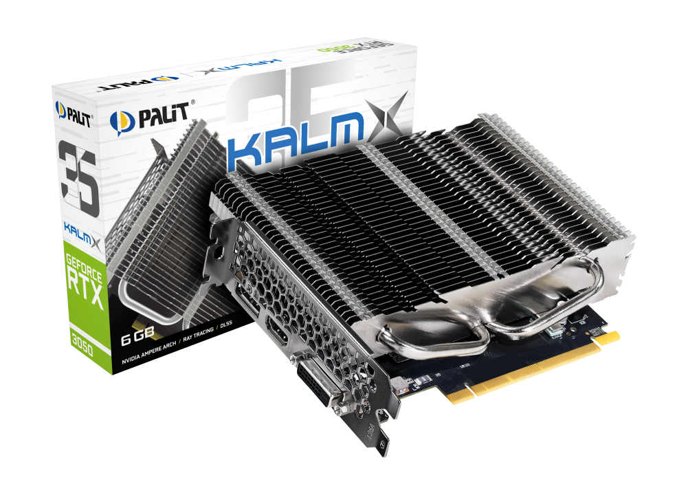 Palit GeForce RTX3050 KalmX 6G, 6GB GDDR6