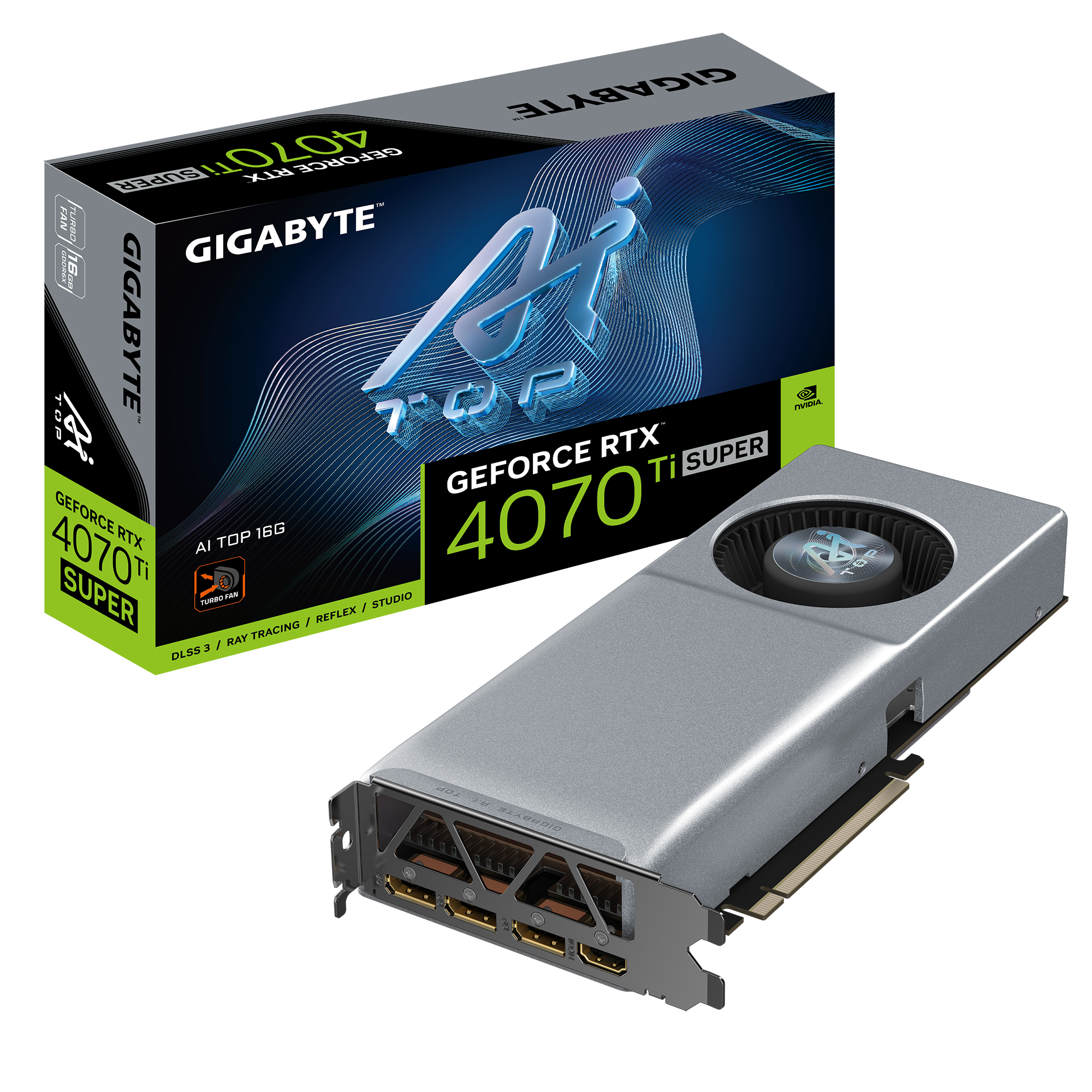 Gigabyte GeForce RTX 4070 Ti AI TOP 16G, 16GB GDDR6X