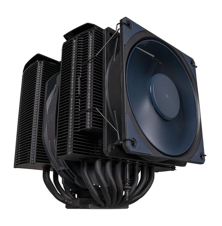 Air Cooler Cooler Master MasterAIR MA824 STEALTH, 120+130 mm, svart