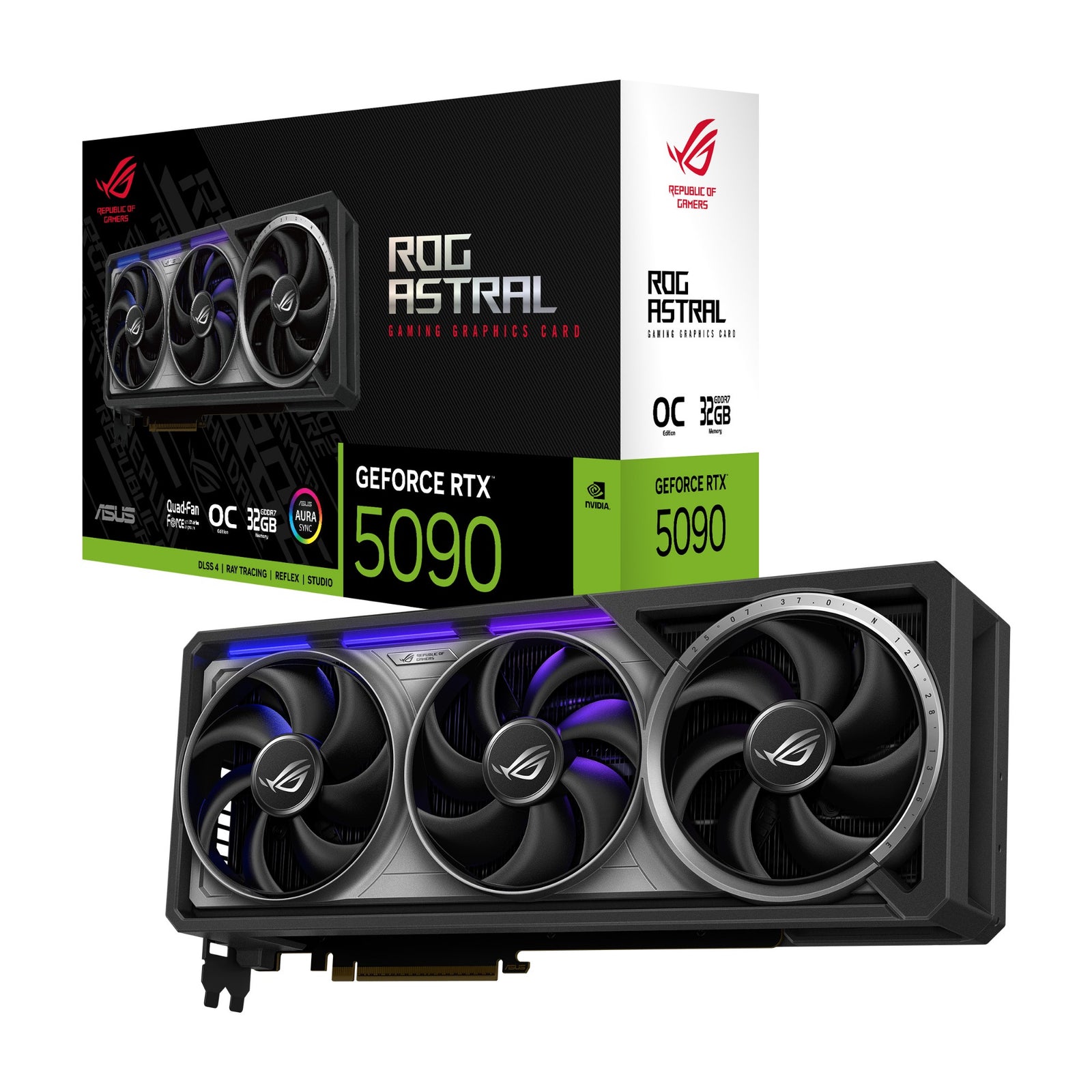 ASUS ROG Astral - -RTX5090-O32G-GAMING NVIDIA GeForce RTX 5090 32 GB GDDR7