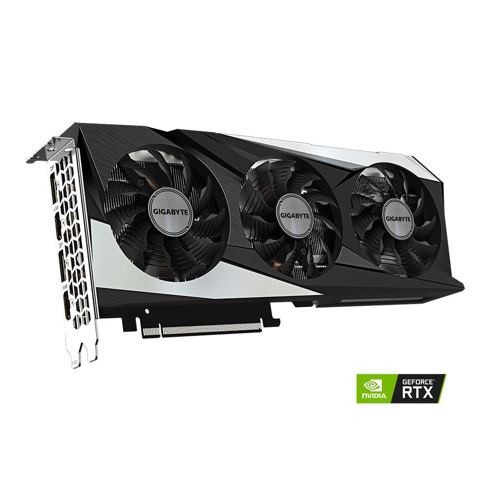 Gigabyte NVIDIA GeForce RTX 3060 Gaming Rev 2 RGB Overclocked Triple-Fan 12GB GDDR6 PCIe 4.0 Grafikkort