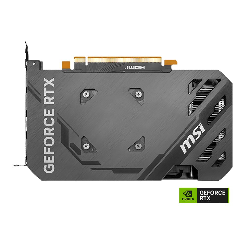 MSI NVIDIA GeForce RTX 4060 Ventus 2X Black Overclocked Dual Fan 8GB GDDR6 PCIe 4.0 Grafikkort