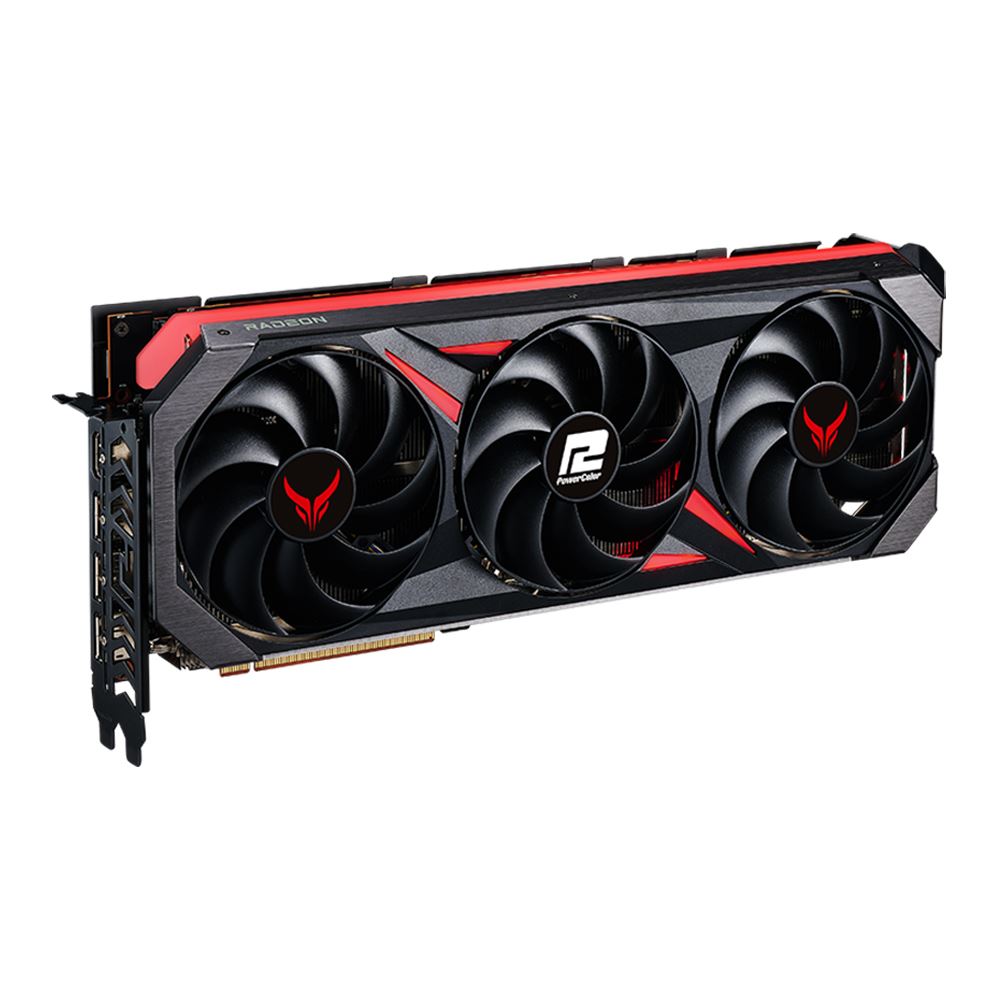 PowerColor AMD Radeon RX 7800 XT Red Devil RGB Overclocked Triple Fan 16GB GDDR6 PCIe 4.0 Grafikkort