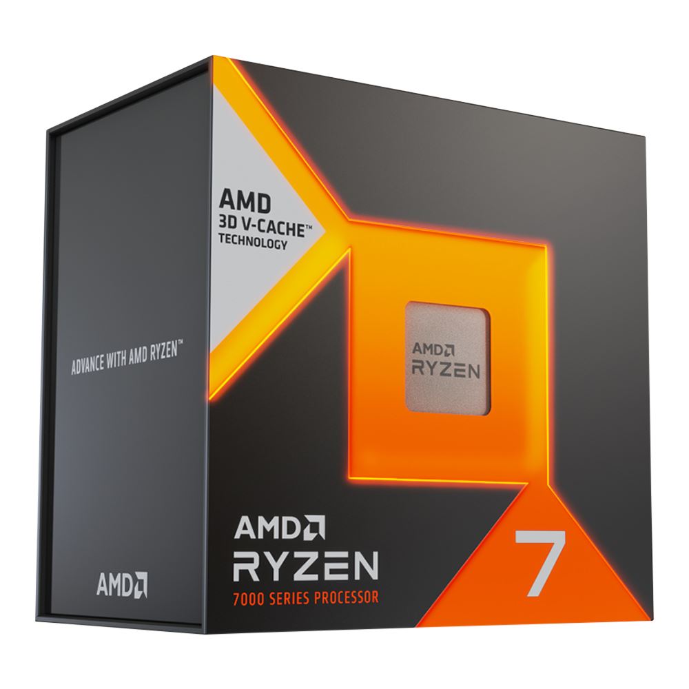 AMD Ryzen 7 7800X3D Raphael AM5 4,2 GHz 8-kärnig processor i låda