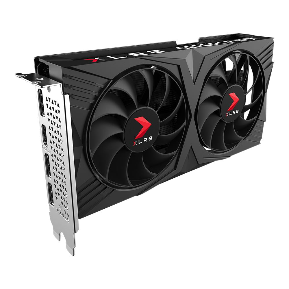 PNY NVIDIA GeForce RTX 4060 XLR8 Gaming Verto Dual Fan 8GB GDDR6 PCIe 4.0 Grafikkort