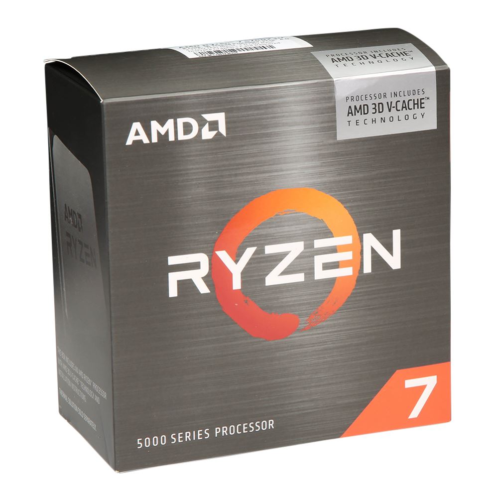 AMD Ryzen 7 5700X3D Vermeer AM4 3,0 GHz 8-kärnig processor i låda - kylfläns ingår ej