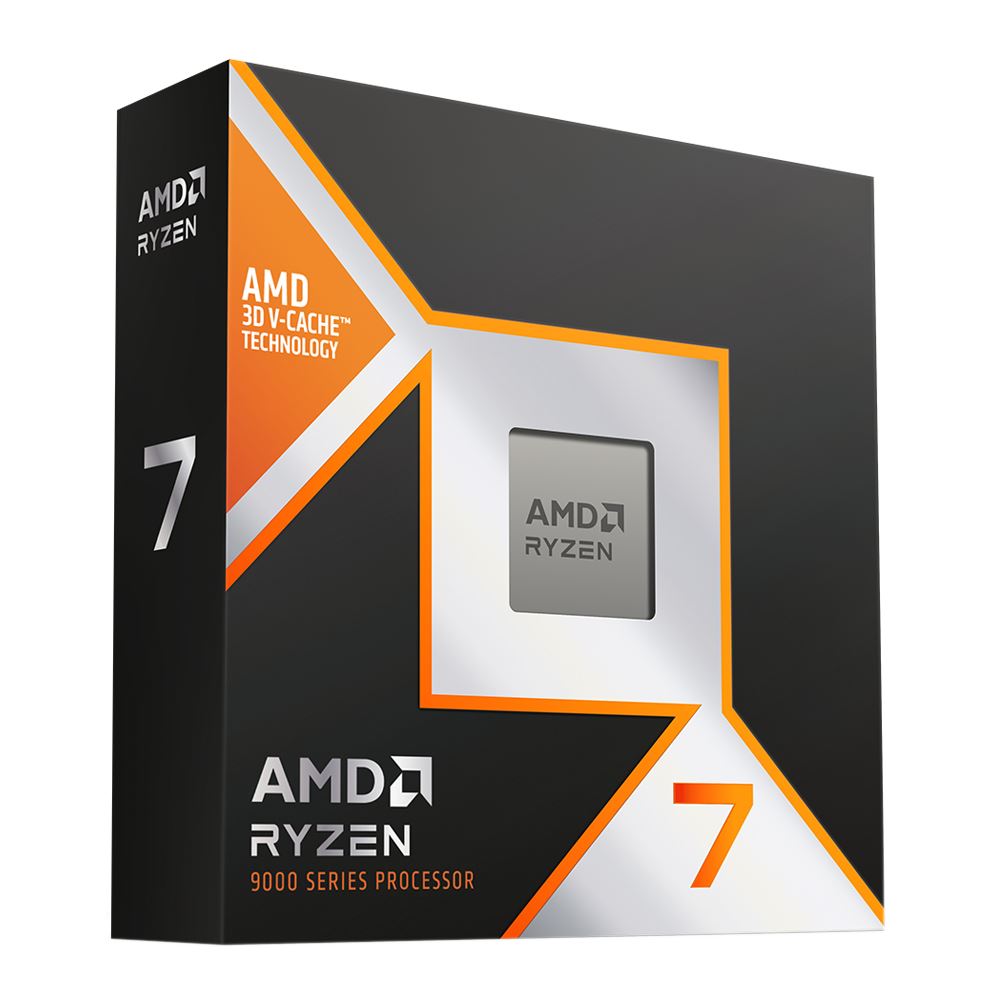 AMD Ryzen 7 9800X3D Granite Ridge AM5 4,70 GHz 8-kärnig processor i låda