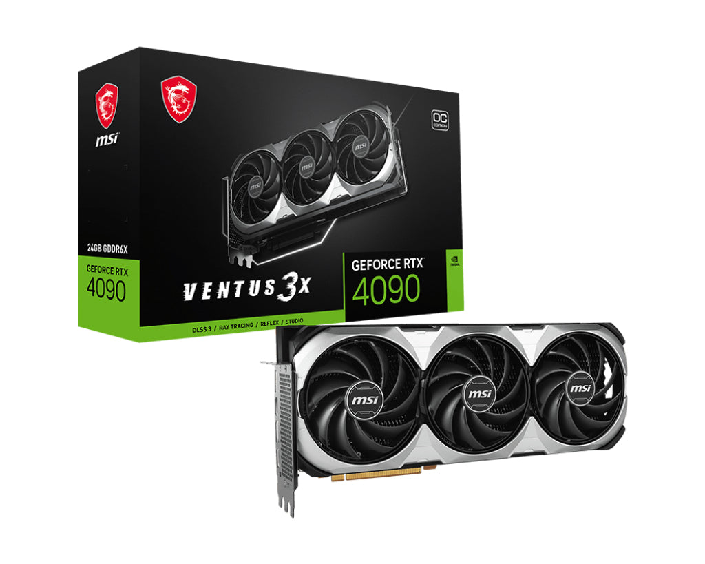 MSI VENTUS GeForce RTX 4090 3X E 24G OC NVIDIA 24 GB GDDR6X