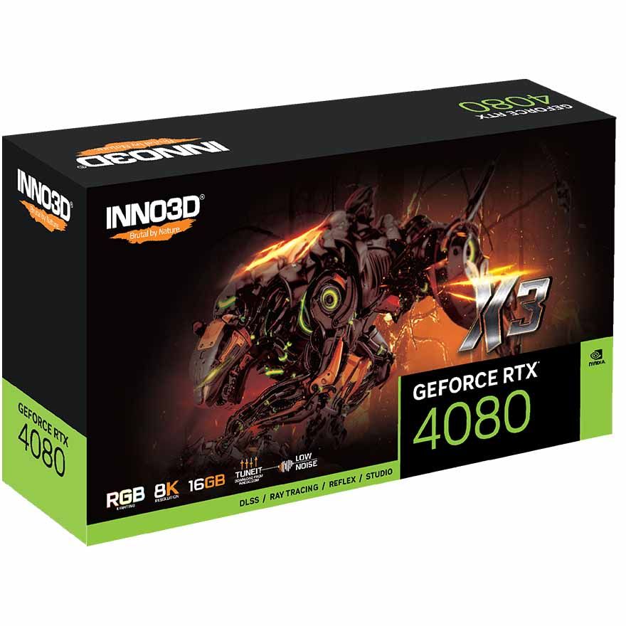 INNO3D nVidia GeForce RTX 4080 Super X3 16GB